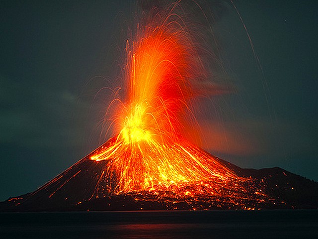 Volcanic eruption